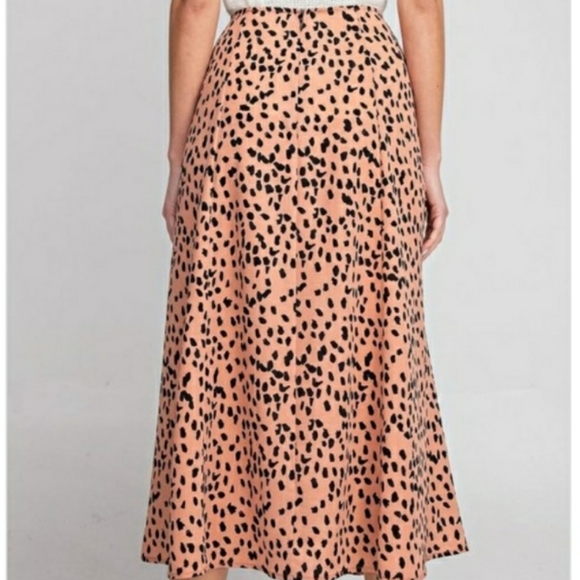 High Slit Midi Skirt - Picture 3 of 4